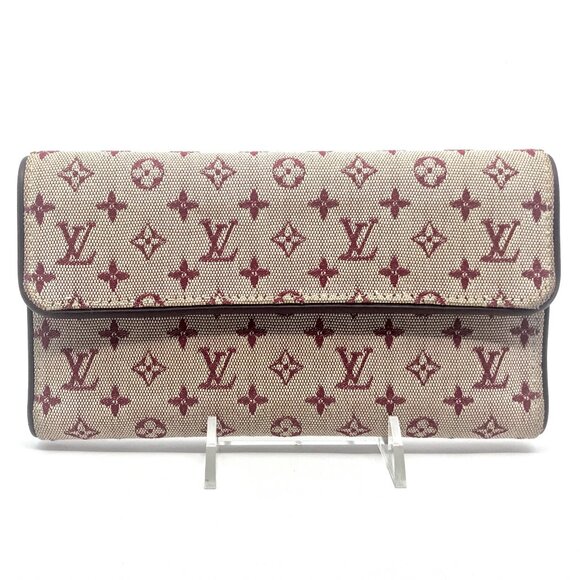 Louis Vuitton Monogram Idylle Mini Lin Long Wallet - Picture 1 of 11